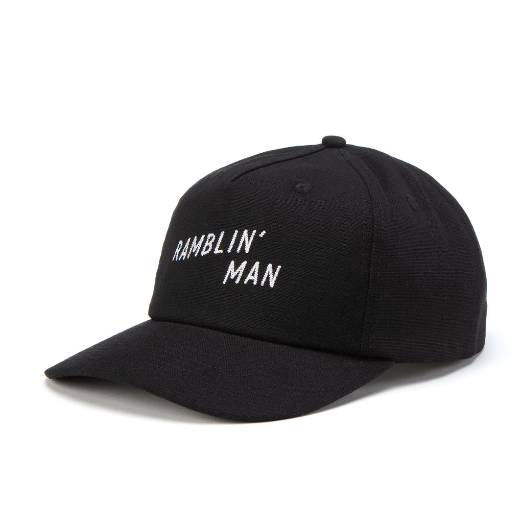 Ramblin' Man Hemp Snapback | Black | Seager Co.
