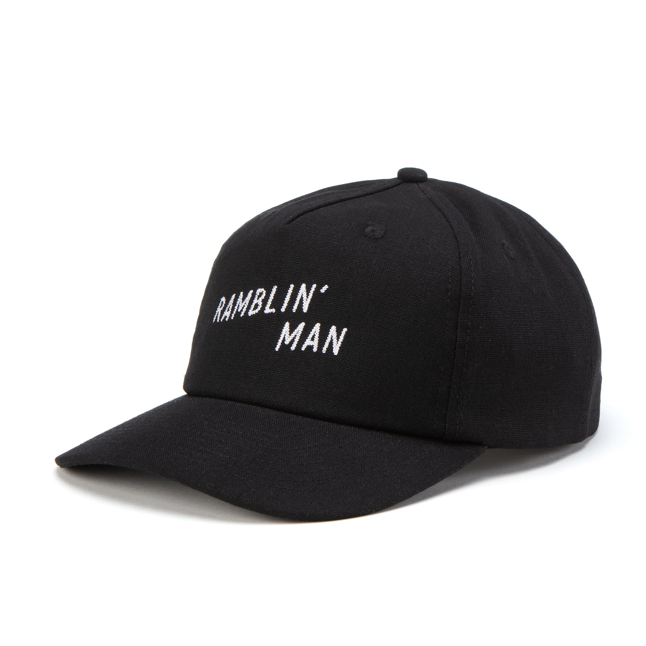 Ramblin' Man Hemp Snapback | Black | Seager Co.
