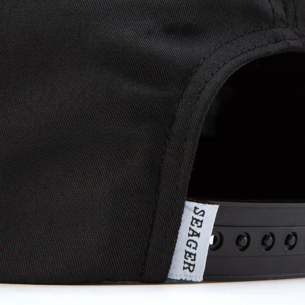 Ramblin' Man Hemp Snapback | Black | Seager Co.