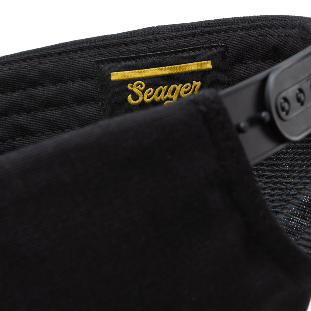 Ramblin' Man Hemp Snapback | Black | Seager Co.
