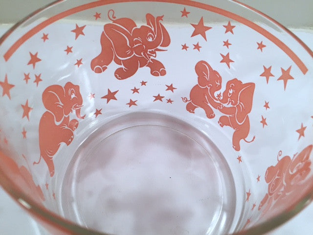 Hazel Atlas Mid-Century Dancing Elephants Ice Container