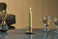 Amri Iron Candlestick - Antique Brass