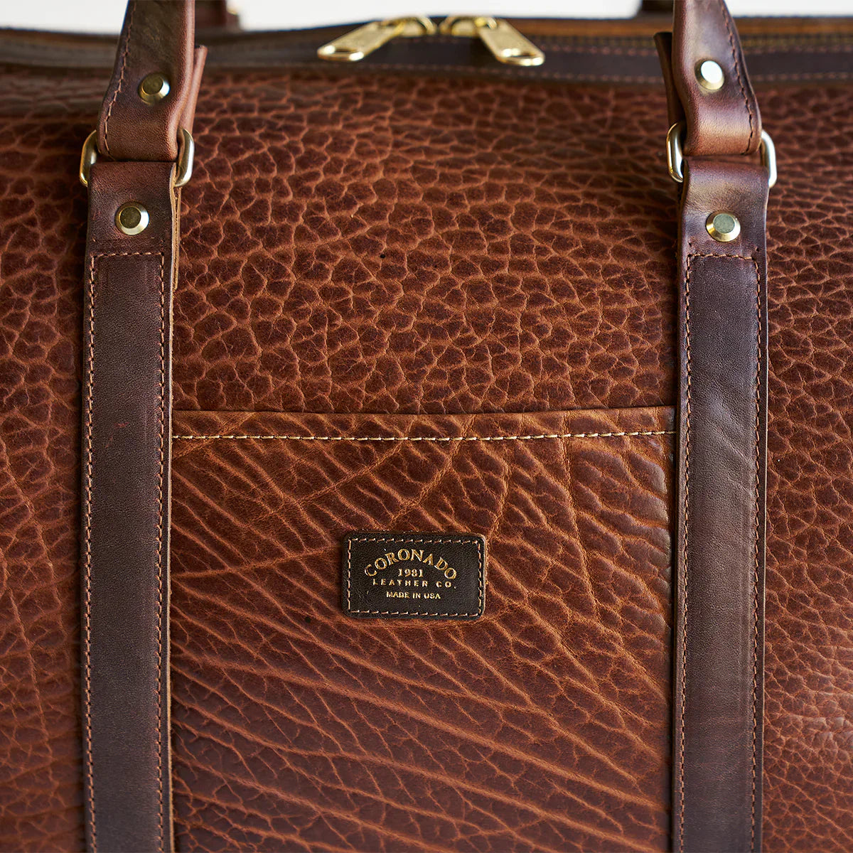 Bison Duffel #105 | Walnut | Coronado Leather