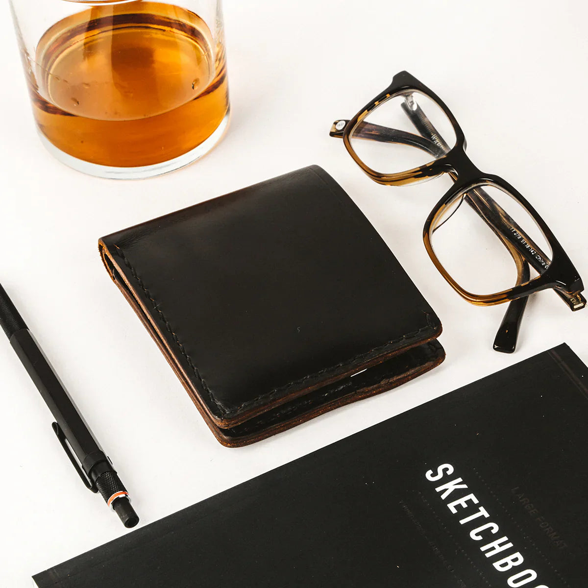 No.32 CXL Horsehide Wallet | Black | Coronado Leather