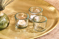 Irda Glass Small Tealight - Clear - Small (Set of 3)
