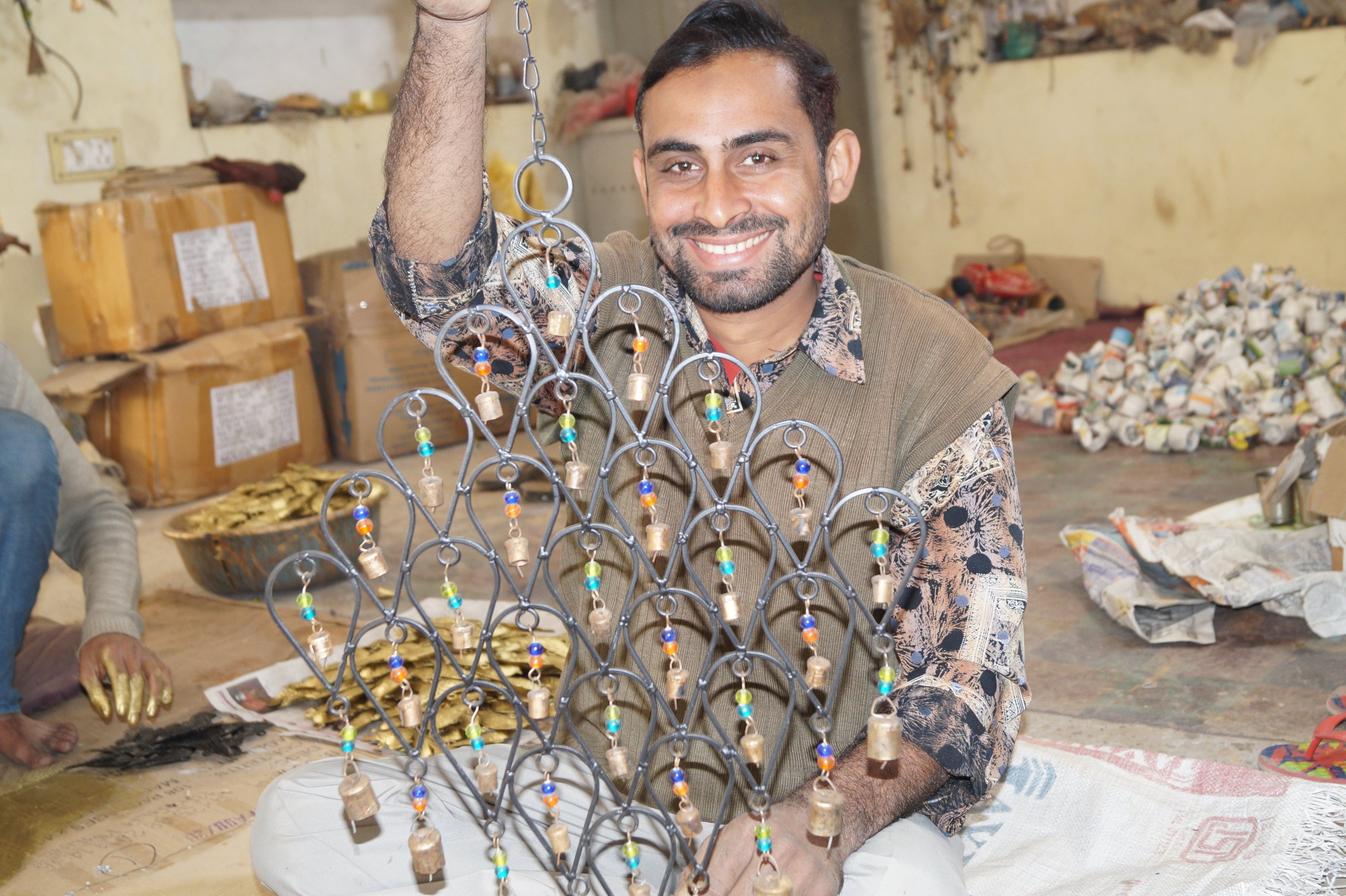 Handcrafted Bird Chime - Recycled Iron