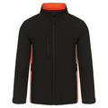 Orn Silverswift Two Tone Softshell Jacket Black/Orange