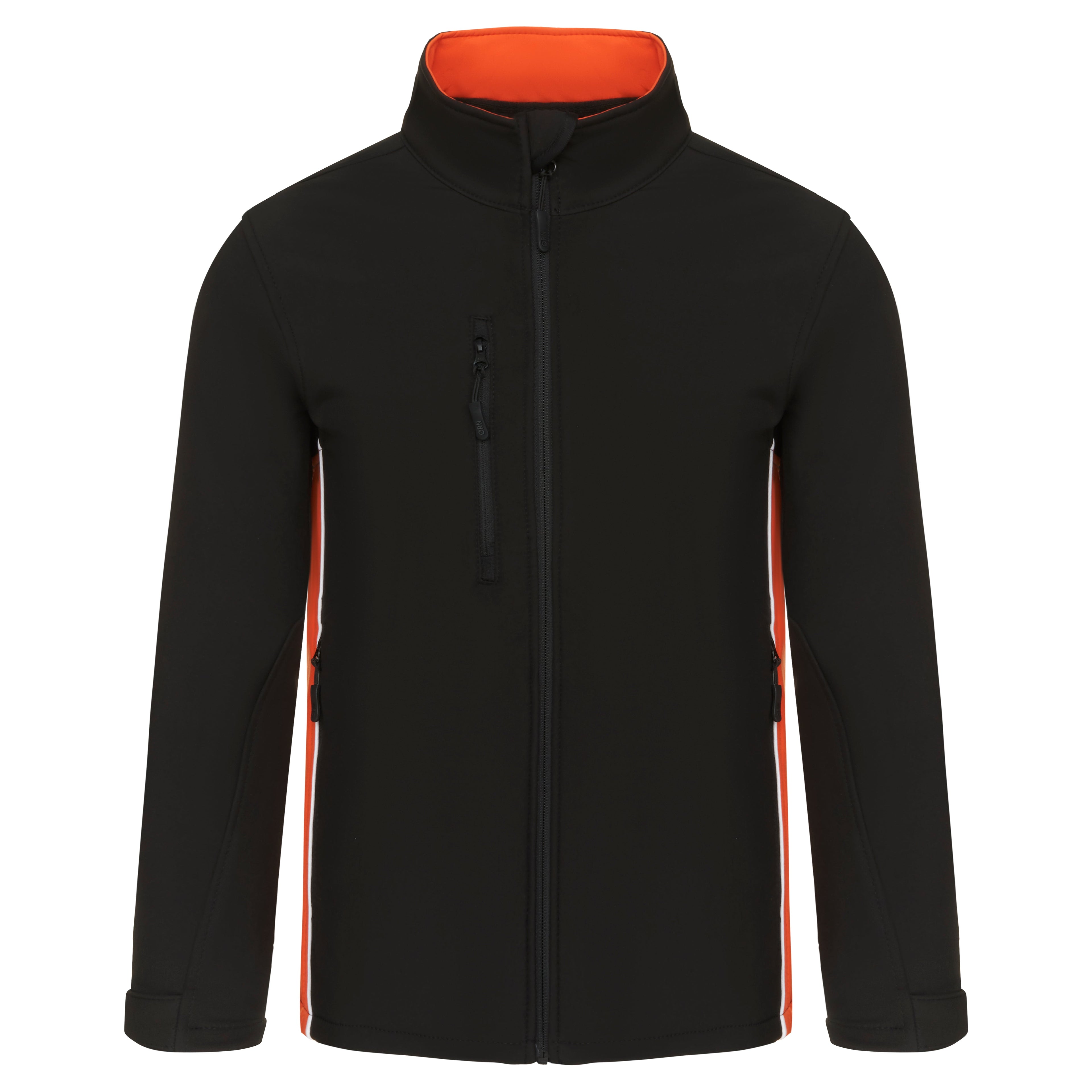 Orn Silverswift Two Tone Softshell Jacket Black/Orange